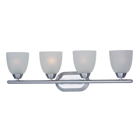 Maxim Axis 4-Light 28.5" Wide Polished Chrome Vanity Light 11314FTPC